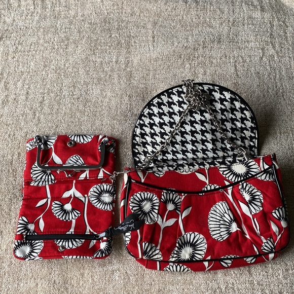 Vera Bradley Deco Daisy retired clutch & wallet - Picture 2 of 10